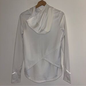 Athleta White Hooded Sweatshirt